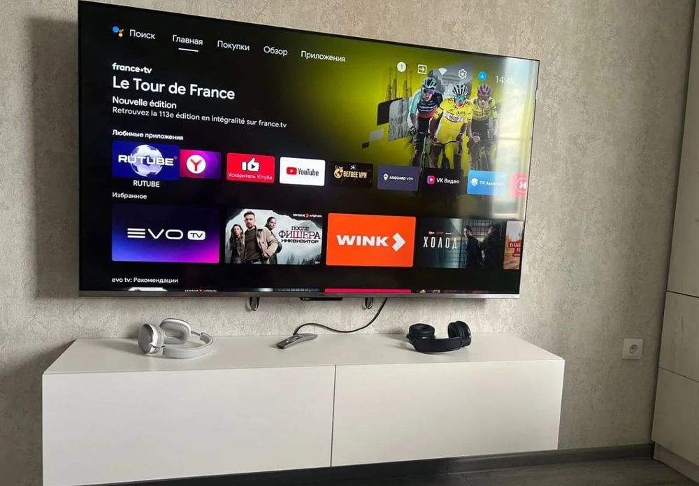 Haier 165 см 4К smart tv телевизор