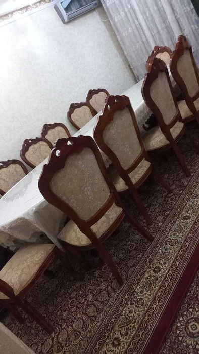 Стол стул 12 та лик БУ (свежий холатда)