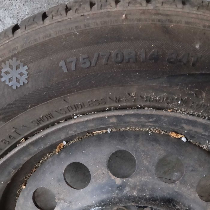 Джанти с зимни гими 14 цола