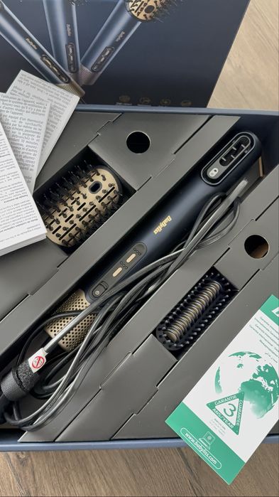 Perie cu aer cald Babyliss Airwand all in 1 + 2 accesorii