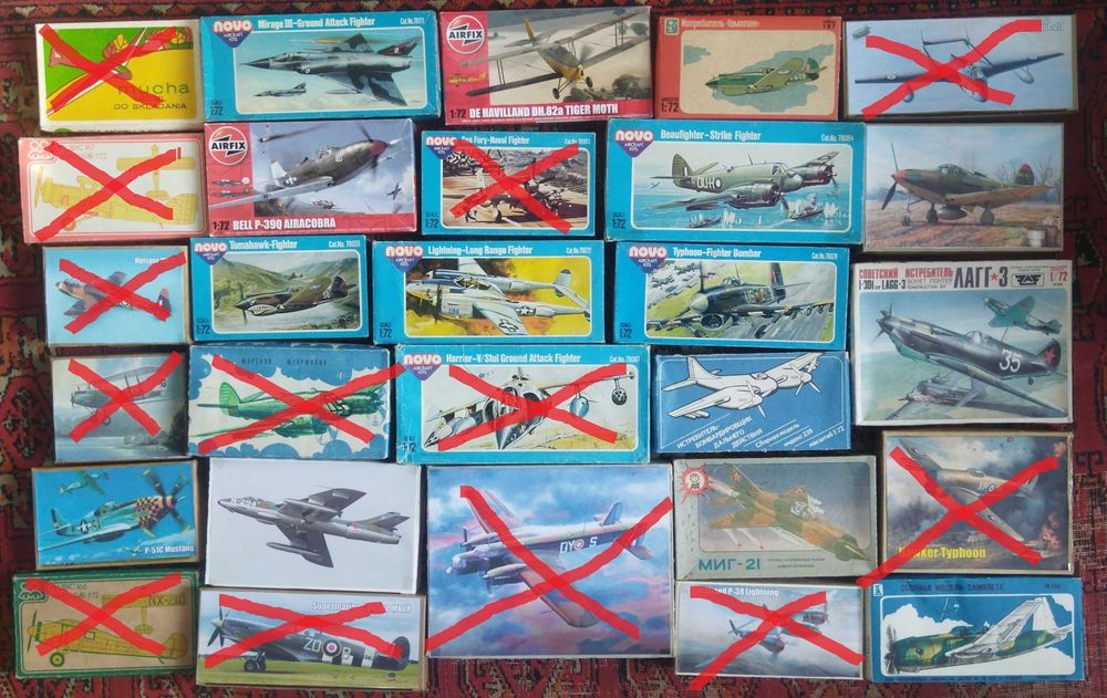 сборная модель конструктор самолёта Кобра 1/72 NOVO РАРИТЕТ СССР!