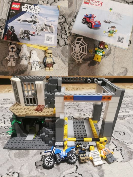 Оригинальное LEGO общим весом 5 кг: Россыпь деталей,Платы, Минифигурки