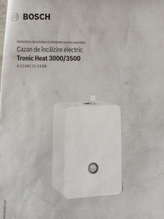 Vând centrală termică pe curent Bosch tronic heat