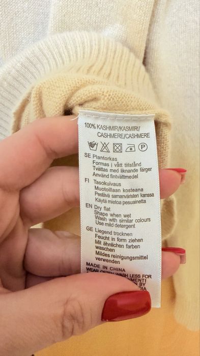 Пуловер Indiska 100% Kaшмир Размер S/XS