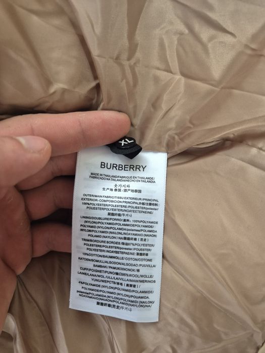 Geaca de iarna Burberry Bej