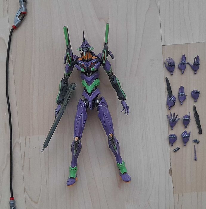 Bandai RG EVA-01 Unit-01 модел кит, сглобен + защитен слой