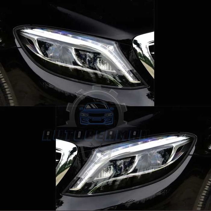 Капаци фарове Mercedes W222 S-Class (14-17) стъкло фар крушки Мерцедес В222 С-Клас xenon