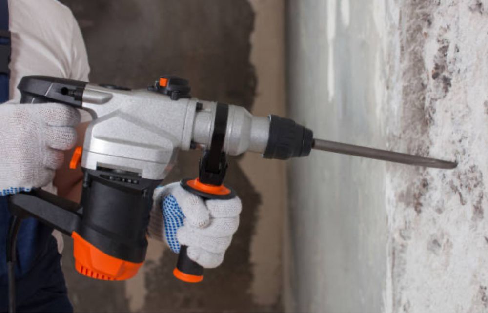 Работы с перфоратором