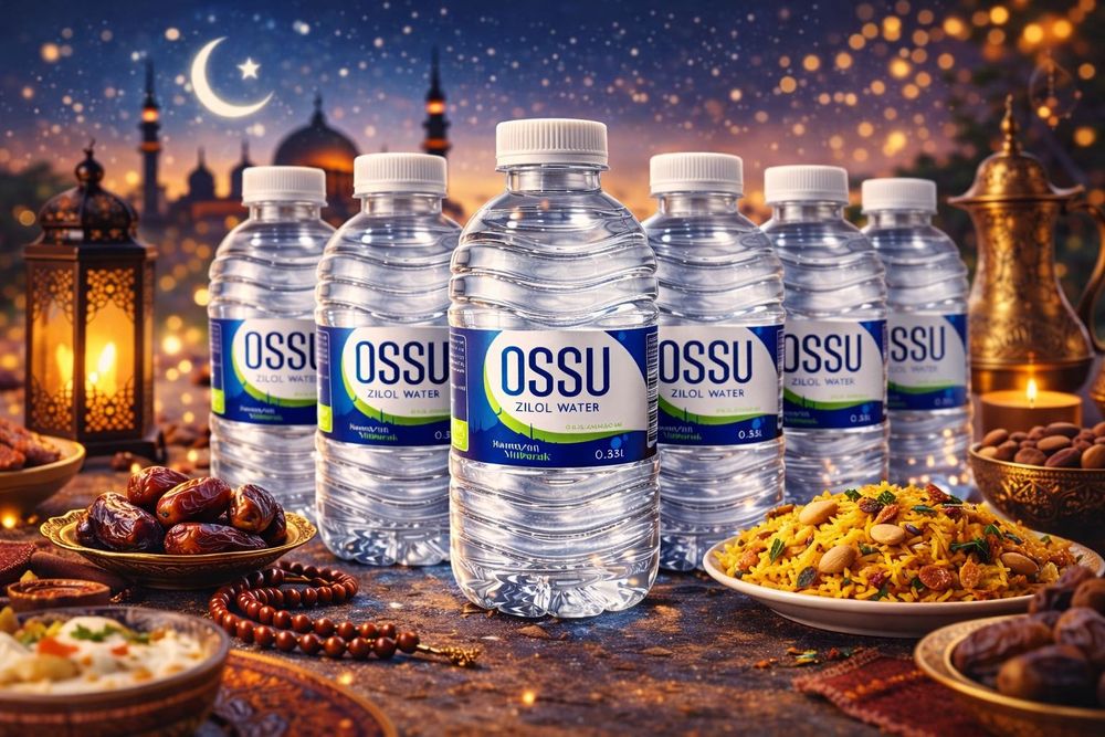 Ichimlik suvi Ramazonda iftorlik uchun ajoyib tanlov OSSU Zilol Water