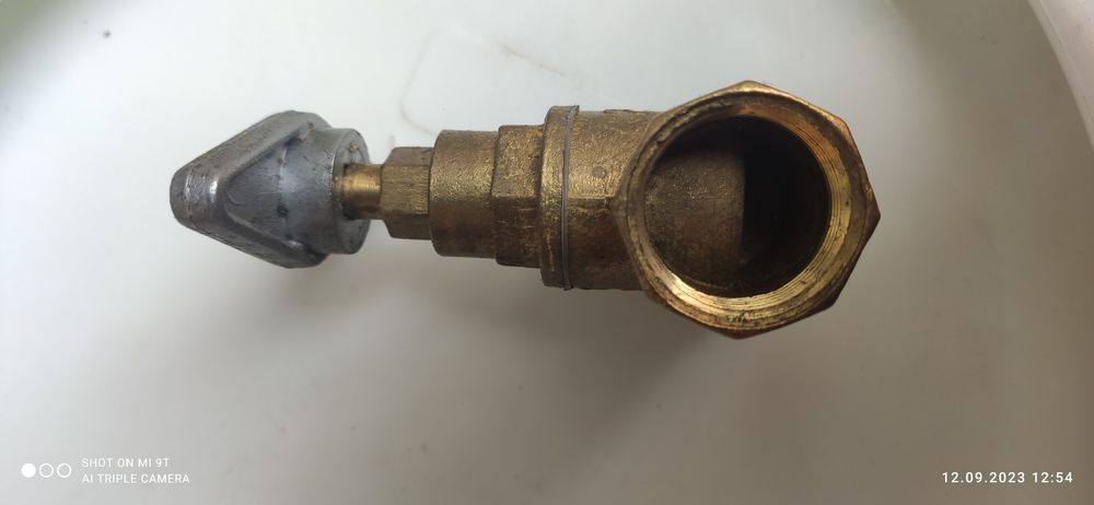 Латунный вентиль на 20 производства Беларусь