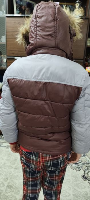 Детская куртка для детей из натурального меха