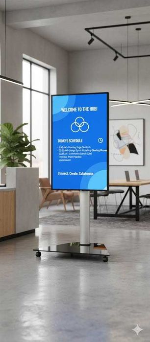 Компютърен киоск 1080p за презентации и видеоконферентни разговори