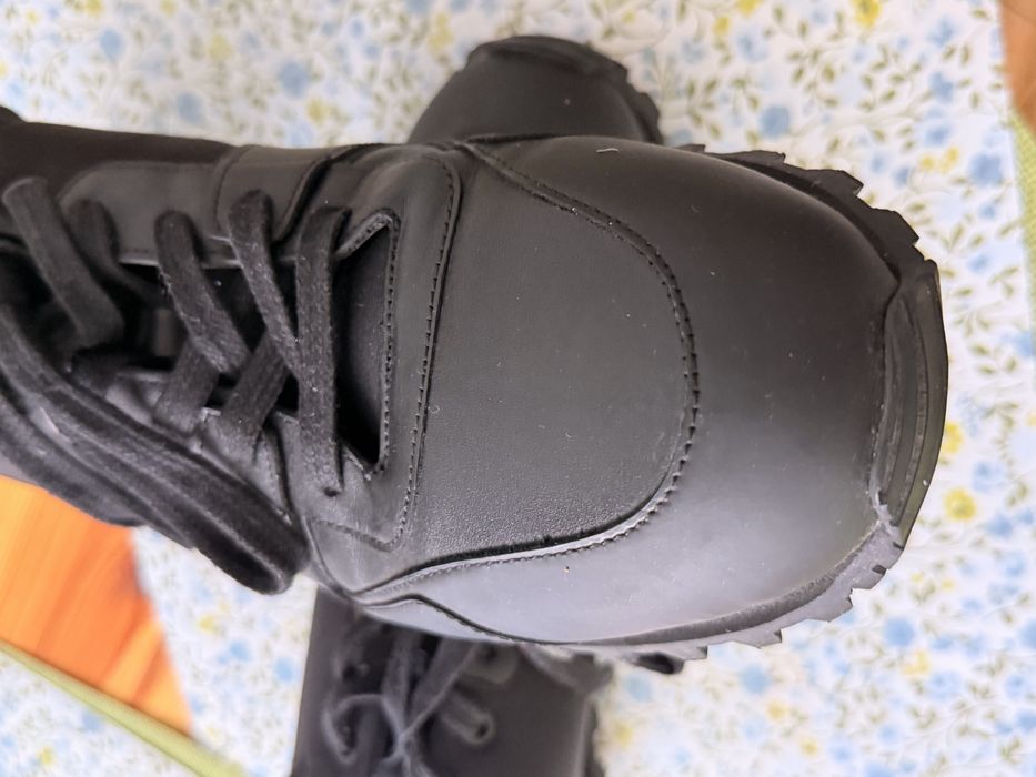 Adidași IL PASSO piele negri, chunky, talpă groasă, mărimea 44
