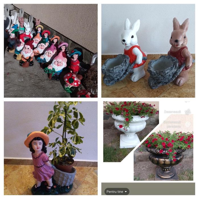 Decorațiuni de grădină din ciment