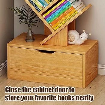 Деревянное Необычная книжная полка