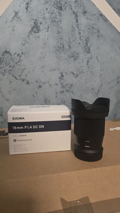 Sigma 16mm F1.4 DC DN Contemporary (Canon RF Mount) - Nou / Nefolosit