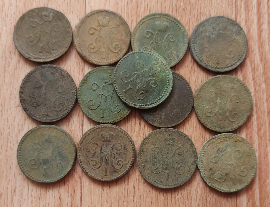 Лот монет Николая 1