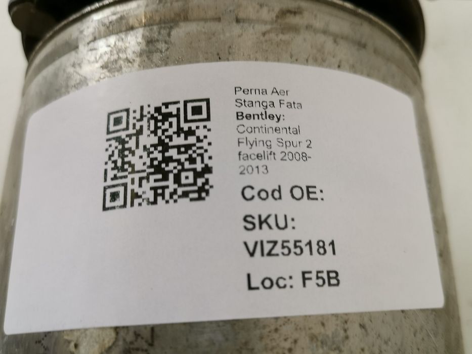 Perna Aer Stanga Fata Bentley Continental Flying Spur 2 facelift 2008-