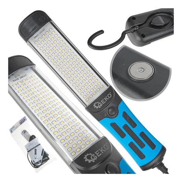 Работна led лампа 220v 15w със захранващ кабел 5 м geko