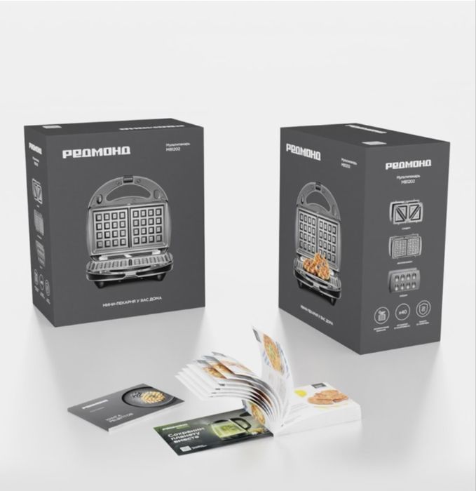 Вафельница и мультипекарь от Redmond