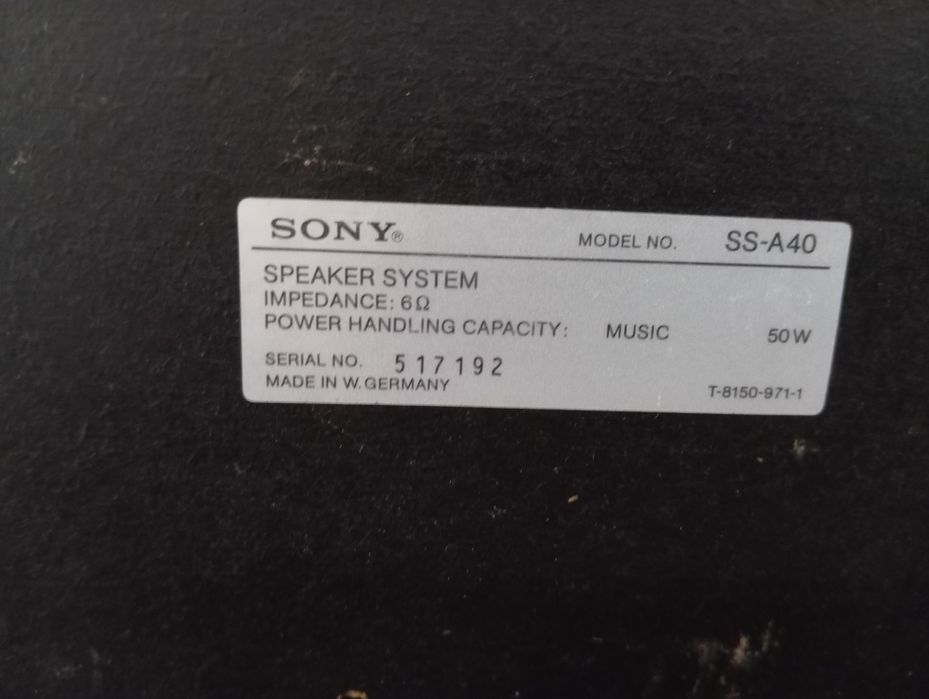 Vând boxe Sony 50w 6ohm și Kenwood 60w 6ohm stare bună de funcționare