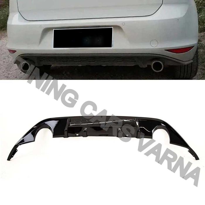 Дифузьор за задна броня ФОКСВАГЕН ГОЛФ МК7 VW GOLF MK7
