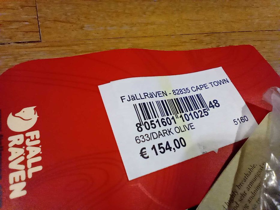 НОВО Fjallraven Cape Town Pants мъжки панталон размер 48 НОВ с етикети