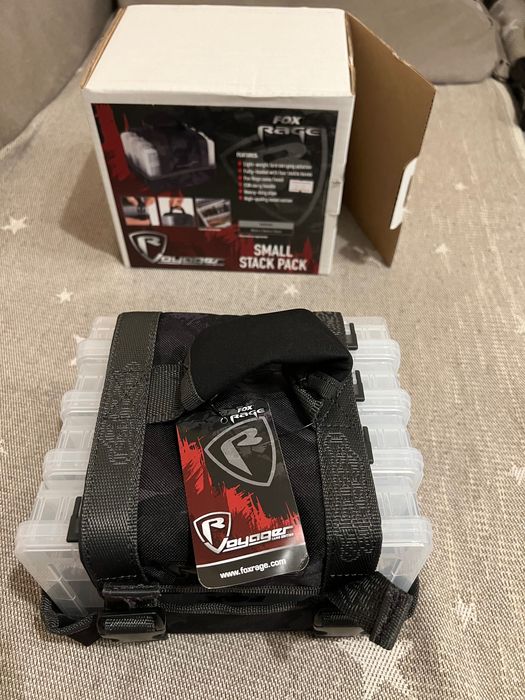 НОВА Чанта FOX RAGE Voyager Small Stack Pack с 4 броя кутии