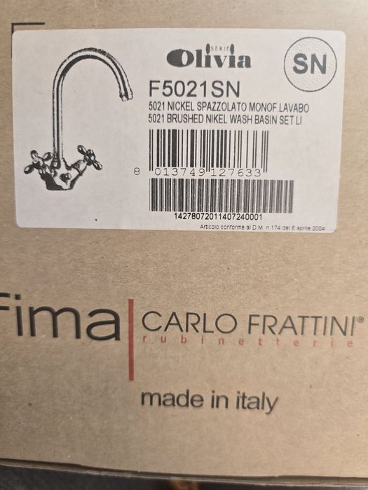Baterie lavoar Fima, Carlo Frattini