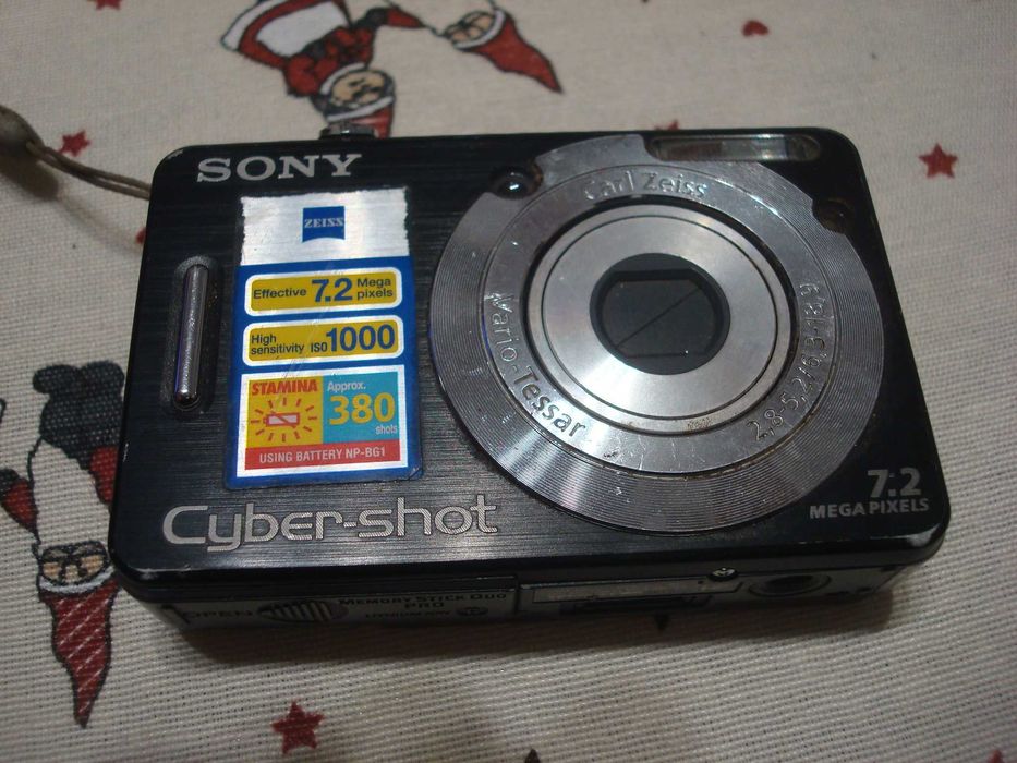 Camera foto Sony DSC-W55,7.2 MP,3X optical ,Card SD 2GB