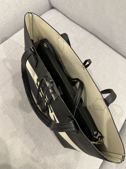 Двулицева чанта от еко кожа Guess + несесер чантичка