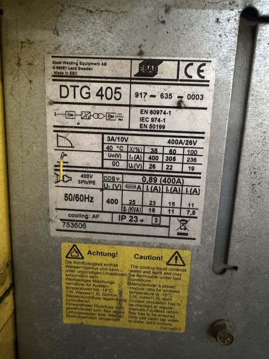 Продам аргоную сварку aristotig 405 ac/dc