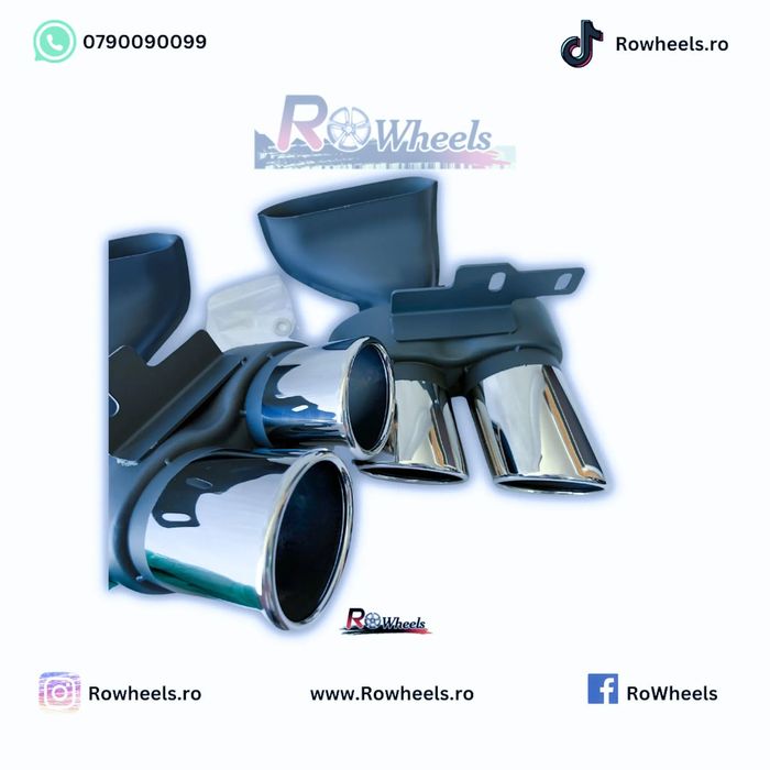 Ornamente tobe Tips evacuare tobe toba auto sport AUDI A3 A4 A5 A6 A7 A8 Q3 Q5 C8