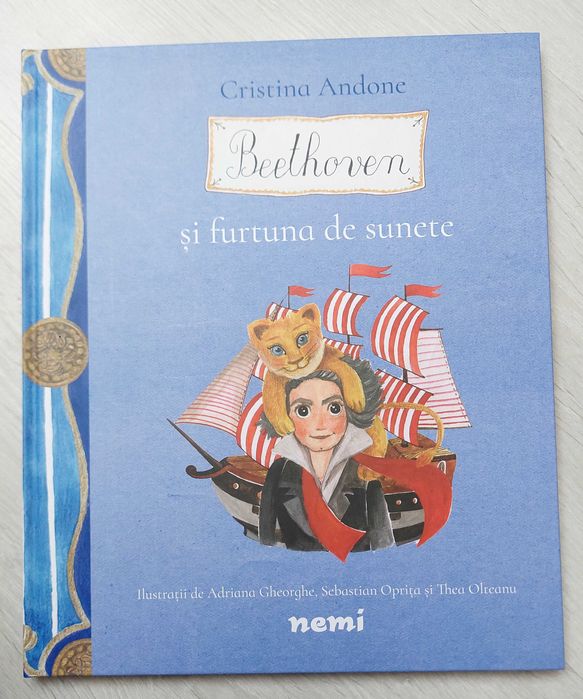 Carte copii Beethoven si furtuna de sunete de Cristina Andone