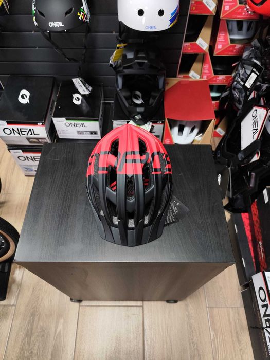 Casca Force Corella MTB NEGRU/ROSU L-XL (57-61 CM)