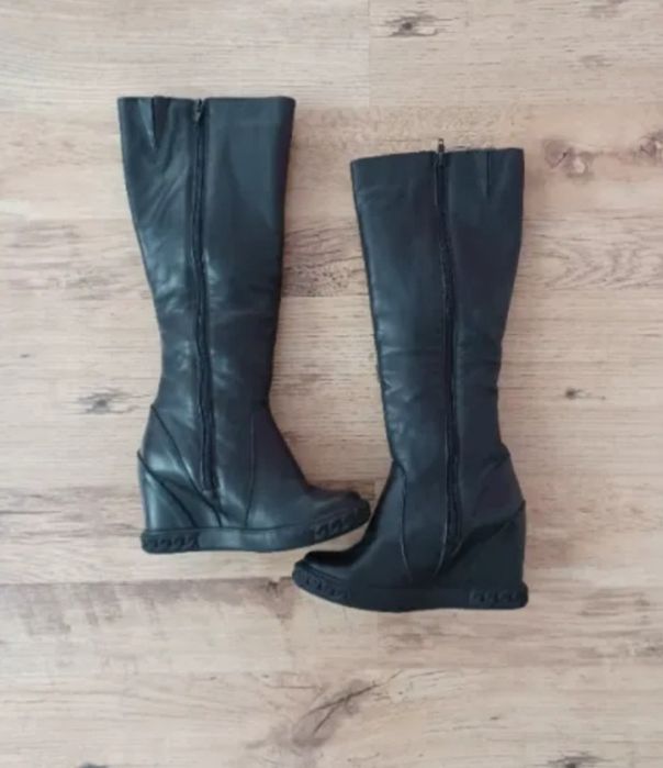 Дамски ботуши естествена кожа