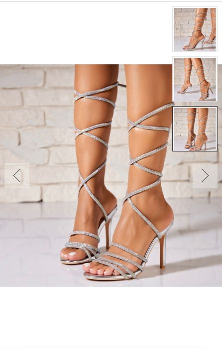 Дамски сандали на ток