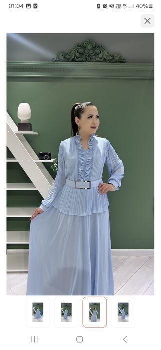 Платье вечереный шифон.