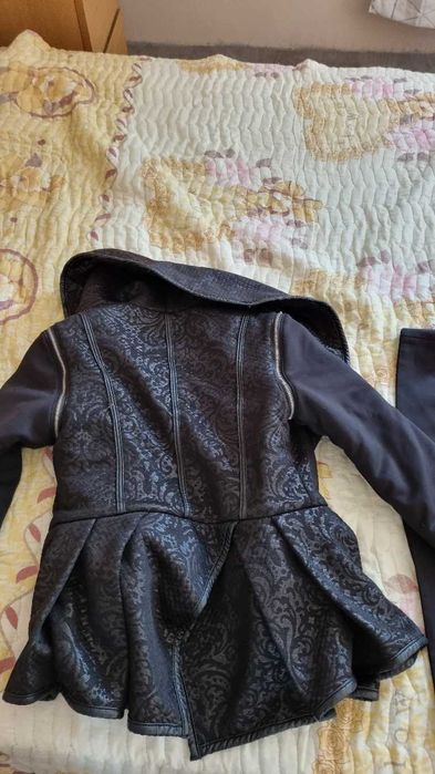 Зимно черно яке с шал яка