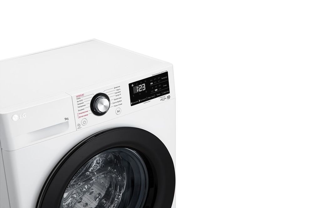 Стиральная машина LG 9 кг - AIDD™ | Steam™ | Элегантный дизайн