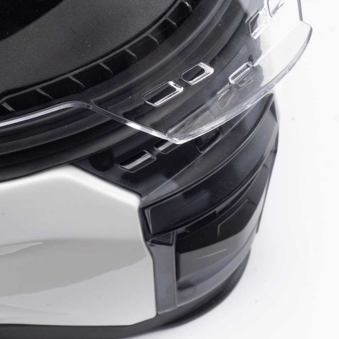 Casca moto integrala PES, ECE 22.06, DOT, ochelari soare, alba