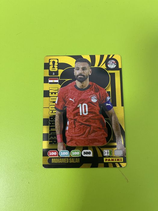 Vand cartonas fotball fifa world cup 2026 golden baller Mohamed Salah