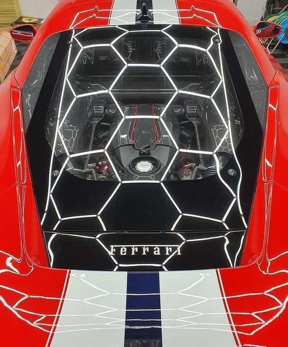 Освещения в виде сот модульное для офиса