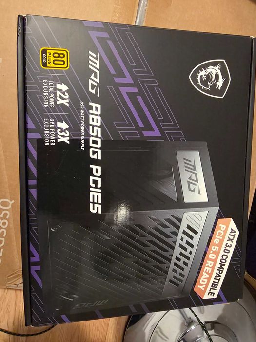 Sursa MSI MPG A850G PCIE5, ATX 3.0, 80 Plus Gold, 850W, Full modulara