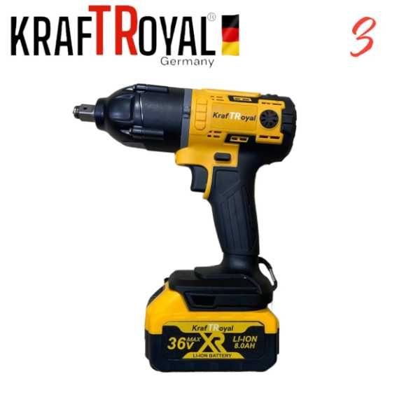 Универсален Инструмент 5 Сменяеми Глави KRAFTROYAL 36V 2х Батерии 5в1