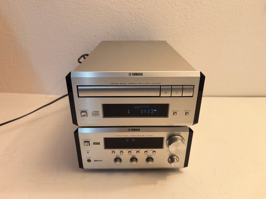 Amplificator Yamaha RX E400 si CDX E400 amplituner iesire subwoofer optical statie