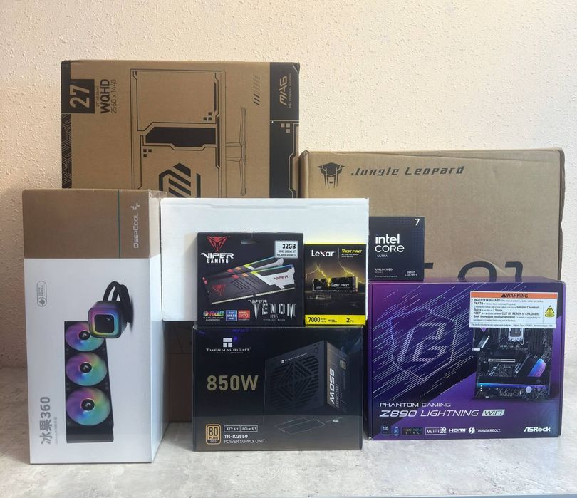 Игровой Компьютер | RTX 5070 | MSI | 32Gb DDR5 | 2Tb SSD NVMe 7000MB/s