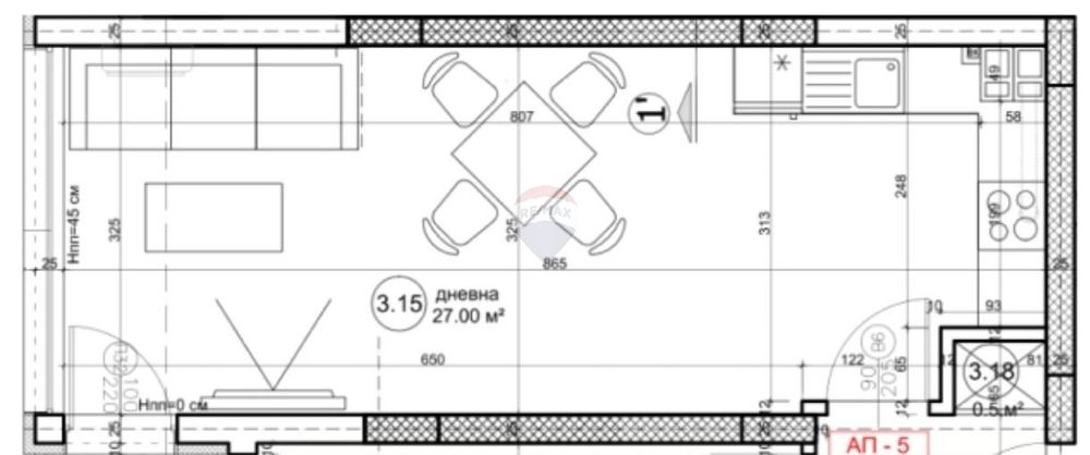 Двустаен апартамент за продажба, гр.Варна кв. Възраждане 4, ЙГ