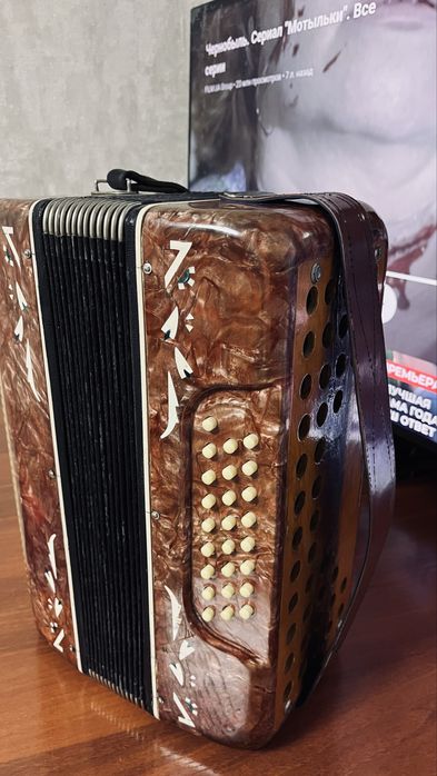 Гармошка с футляром.