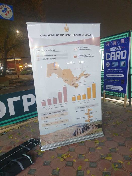 Roll-Up и стенд "Паук" — мобильная реклама для мероприятий и выставок